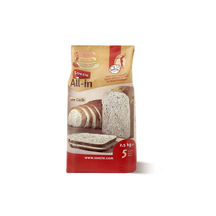 Soezie All-in low carb brood Foto van Soezie All-in low carb brood