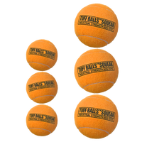 Tuff Balls Squeak 4.5cm 3-Pack Oranje