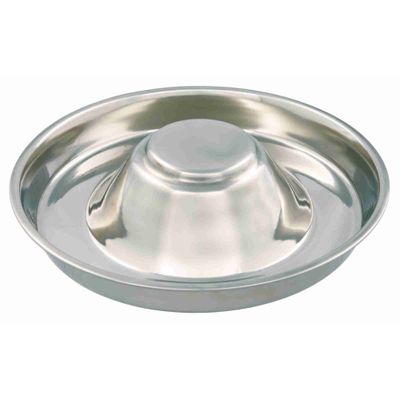 Foto van Trixie Junior puppy-voer/waterbak RVS - 2 stuks