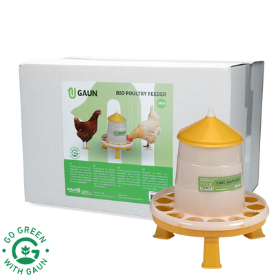 Foto van Pluimvee voertoren 2 kg Bio green lemon op pootjes