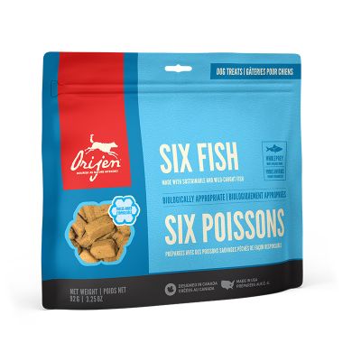 Foto van Orijen FREEZE-DRIED TREATS Dog 6 Fish 92 gr.