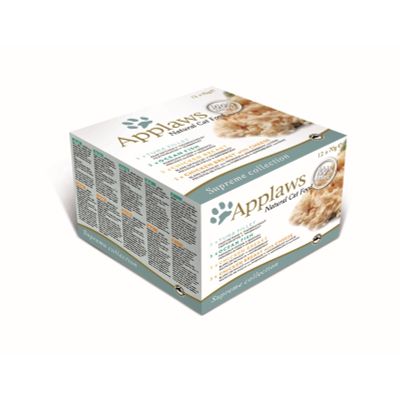 Foto van Applaws Kattenvoer Blik Multipack Supreme 12 x 70 gr.