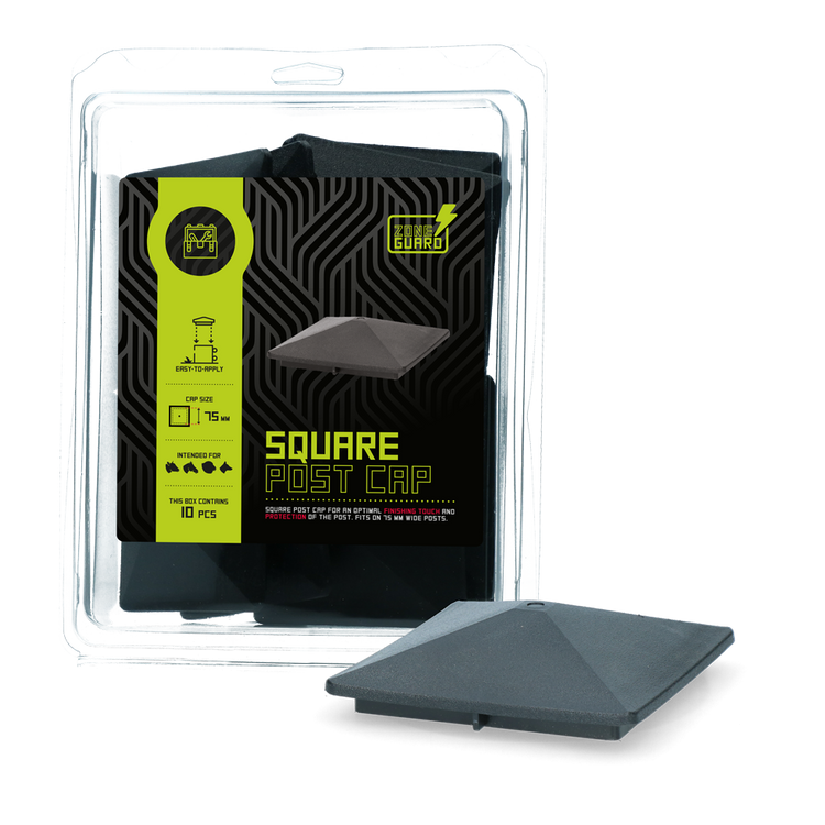 Foto van ZoneGuard Vierkant paalkapje 75 mm