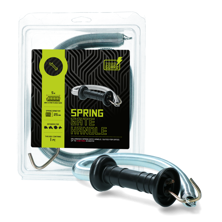 Foto van ZoneGuard poortgreep met veer 25 mm