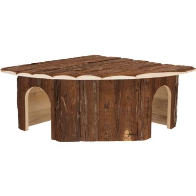 Foto van Trixie Hoekhuis Jesper 2 uitgangen konijnen schorshout