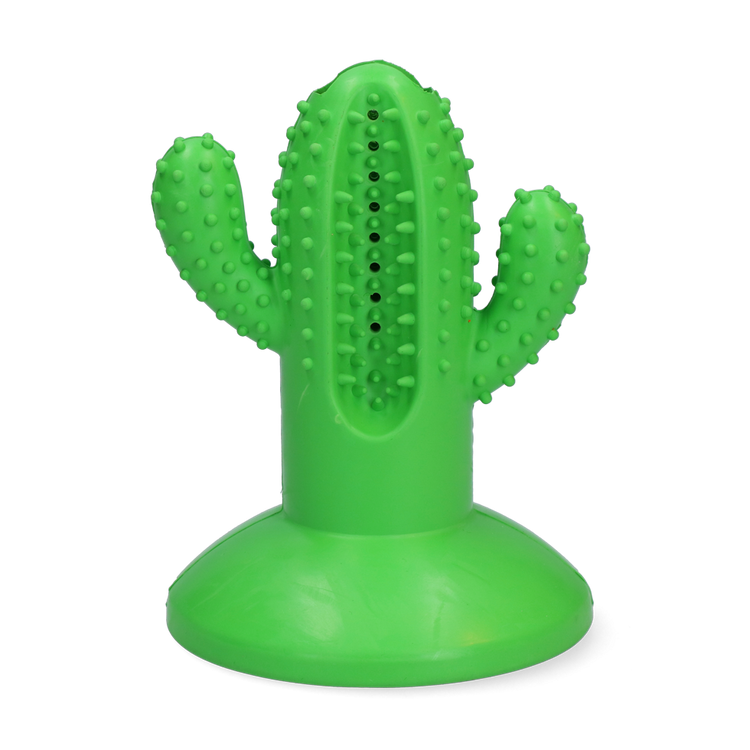 Foto van AFP Dental Chews-Cactus Large Rubber Green