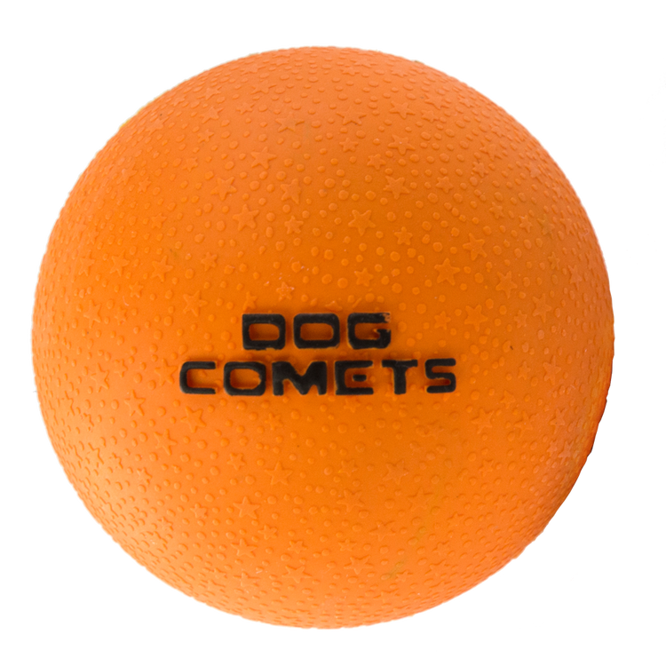 Foto van Dog Comets Ball Stardust Oranje S
