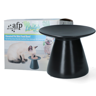 Foto van AFP Lifestyle4Pets - Elevated Pet Wet Food Bowl - Charcoal