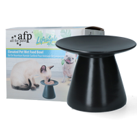 AFP Lifestyle4Pets - Elevated Pet Wet Food Bowl - Charcoal