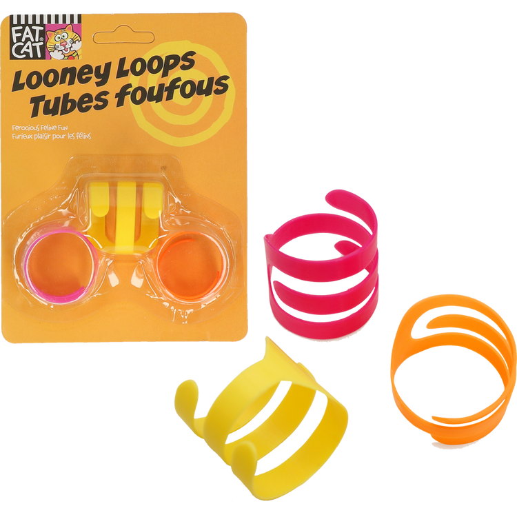 Foto van Petmate Doskocil Looney Loops (multicolor) 3st