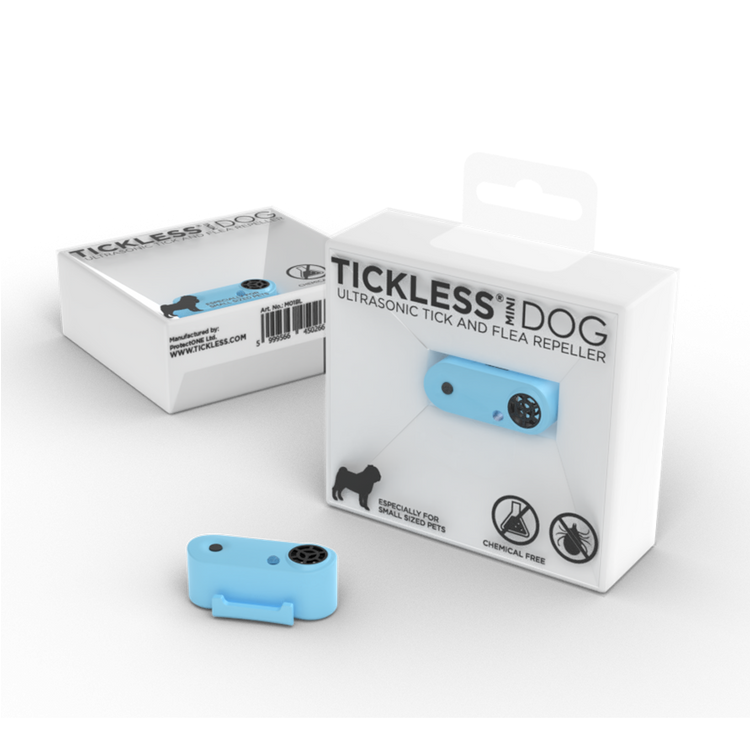Foto van Tickless Mini Dog Blauw oplaadbaar