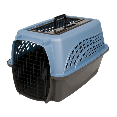 Foto van Petmate 2 Door Top Load Kennel S Blue