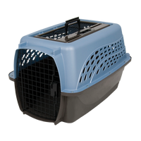 Petmate 2 Door Top Load Kennel S Blue