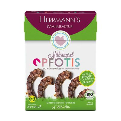 Foto van BIO PFOTIS SNACKS Chicken Necks 200 gr.