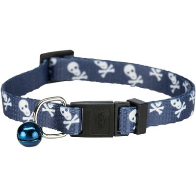 Foto van Trixie Kattenhalsband doodshoofdmotief - 4 stuks