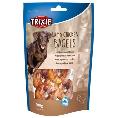 Foto van Trixie PREMIO Lamb Chicken Bagels - 6 stuks