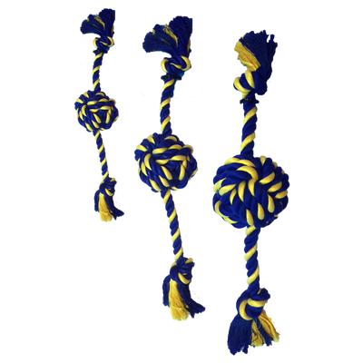 Foto van Braided Cotton Rope Knot Ball Small 30 cm