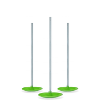 Twist butler net 125 cm 3 x stangen los