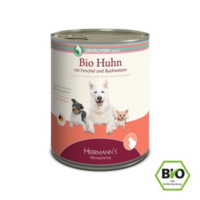 Foto van BIO ADULT Chicken with Fennel 800 gr.