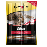 GimCat Sticks met gevogelte 4 stuks