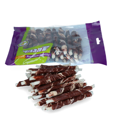 Foto van Braaaf Roll sticks 12 cm lam en vis