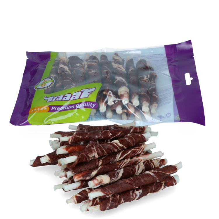 Foto van Braaaf Roll sticks 12 cm lam en vis