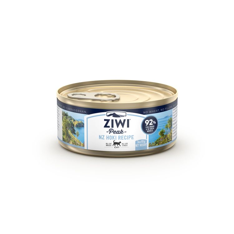 Ziwi PEAK CAT CANS Hoki 85 gr. Foto van Ziwi PEAK CAT CANS Hoki 85 gr.