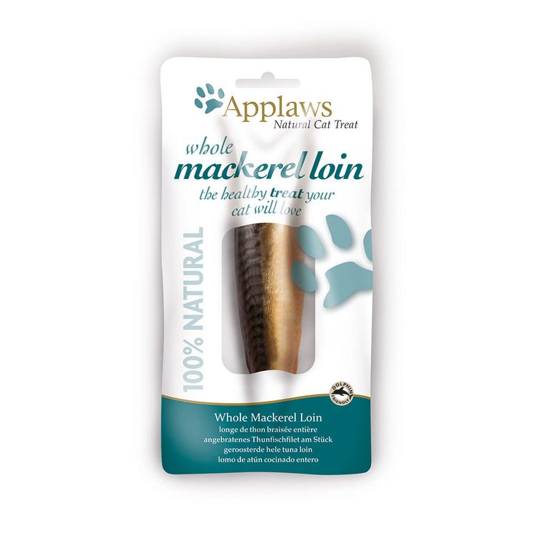 Applaws Kattenvoer Filets Makreel 30 gr. Foto van Applaws Kattenvoer Filets Makreel 30 gr.
