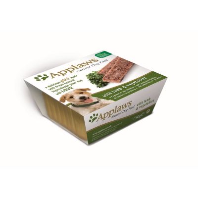 Foto van Applaws Hondenvoer Pate Lam & Groenten 150 gr.