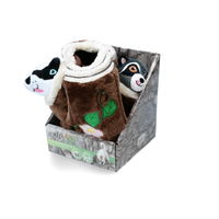 AFP Dig it - Tree Trunk Burrow - M with 2 cute toys