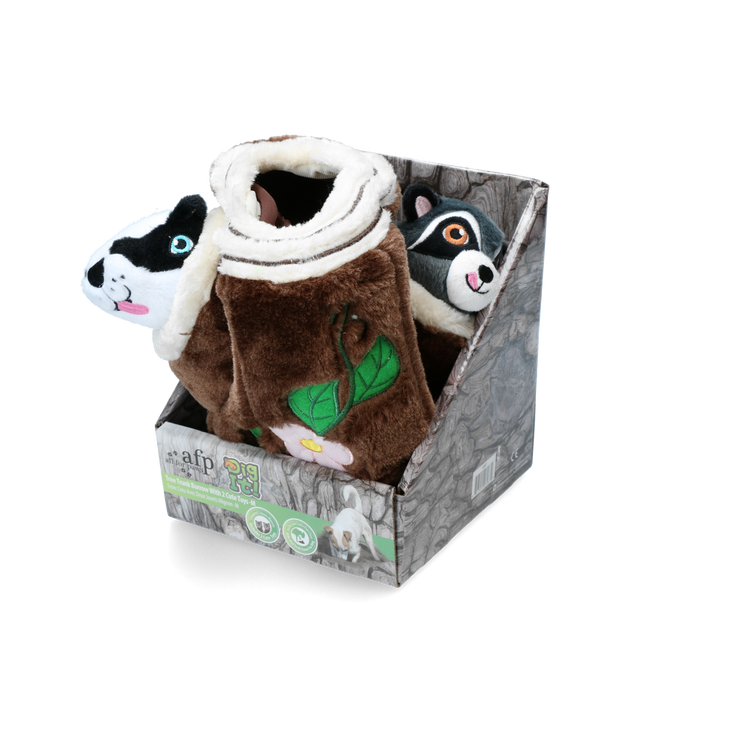 Foto van AFP Dig it - Tree Trunk Burrow - M with 2 cute toys