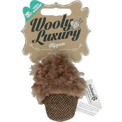 Foto van Wooly Luxury Slipper Bruin