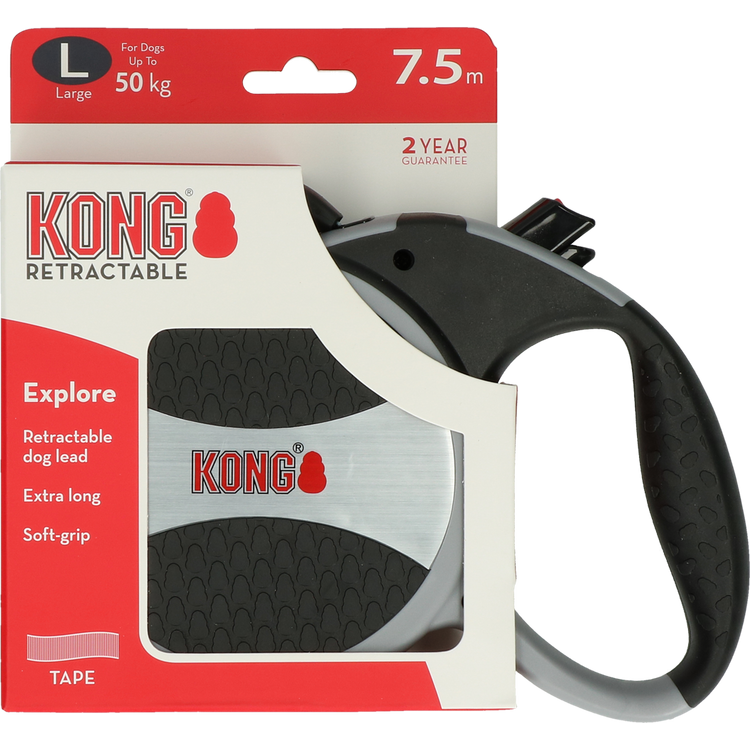 Foto van KONG Rollijn Explorer Grijs L (7.5m/50kg)