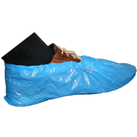 Wegwerp overschoen blauw CPE