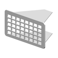 RenoFix RVS Renovatierooster 5 x 10.5 cm