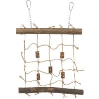 Trixie Klautertouwrek schorshout/sisalnet - 4 stuks