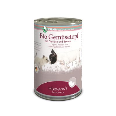 BIO CREATIV Vegetable Pot with Berries 400 gr. Foto van BIO CREATIV Vegetable Pot with Berries 400 gr.