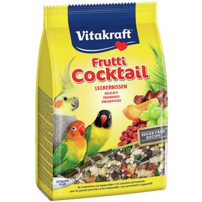 Vitakraft Cocktail frutti valk/agapornis Foto van Vitakraft Cocktail frutti valk/agapornis