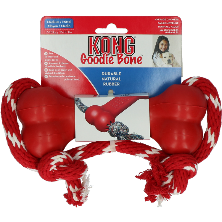 Foto van KONG Goodie Bone w/Rope M