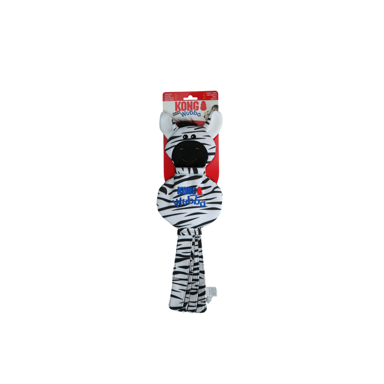 Foto van KONG Wubba No Stuff Zebra Lg EU