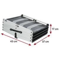 Trixie 4-tredige vouwtrap aluminium/kunststof/TPR