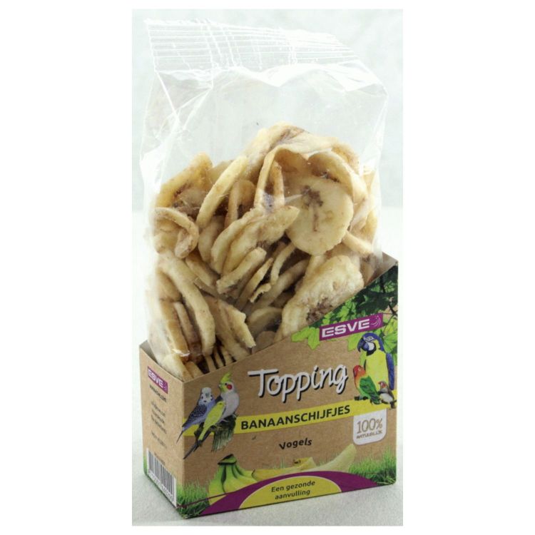 Foto van Esve Topping Banaanschijfjes vogel