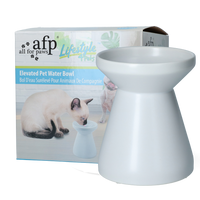 AFP Liftstyle4Pets - Elevated Pet Water Bowl - White