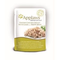 Applaws Kattenvoer Quick Serve Jelly Kip & Lam 70 gr.