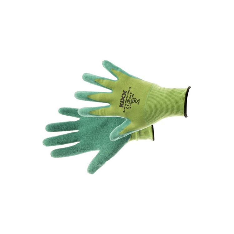 KIXX Tuinhandschoen groovy green Foto van KIXX Tuinhandschoen groovy green