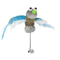 Crazy Cat Funny Bird vol met Madnip