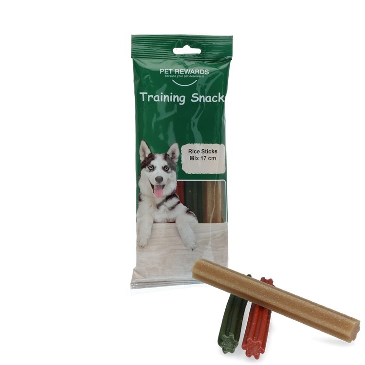 Foto van Pet Rewards Rice sticks mix