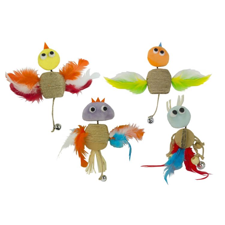 Foto van Crazy Cat Wacko licht blauw vol met Madnip