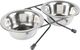 Trixie Voer/waterbak-set RVS/metaal - 4 stuks Trixie Voer/waterbak-set RVS/metaal - 4 stuks