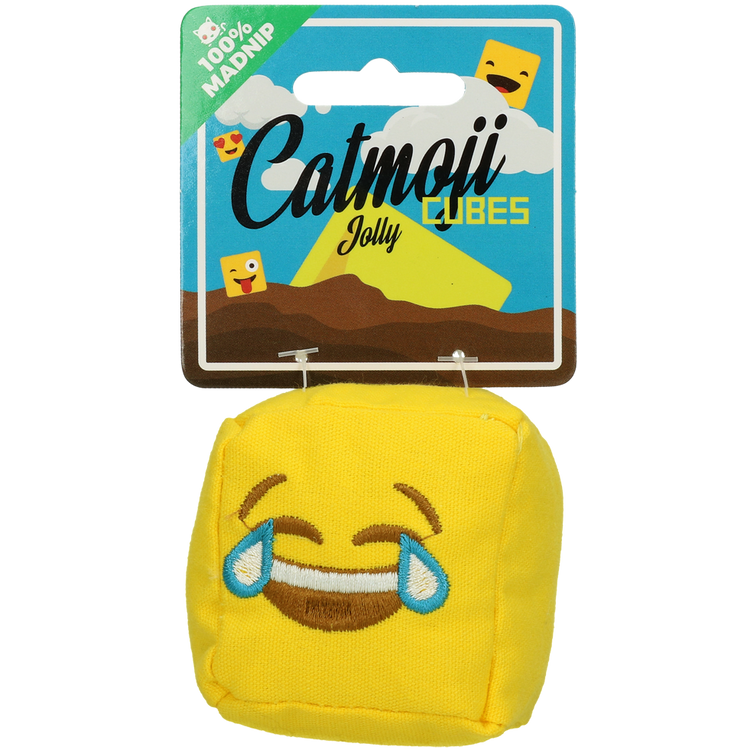 Foto van Emoji Cat Cube Jolly (met MadNip)